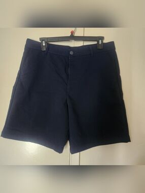 Calvin Klein Men's Navy Flat-Front Shorts